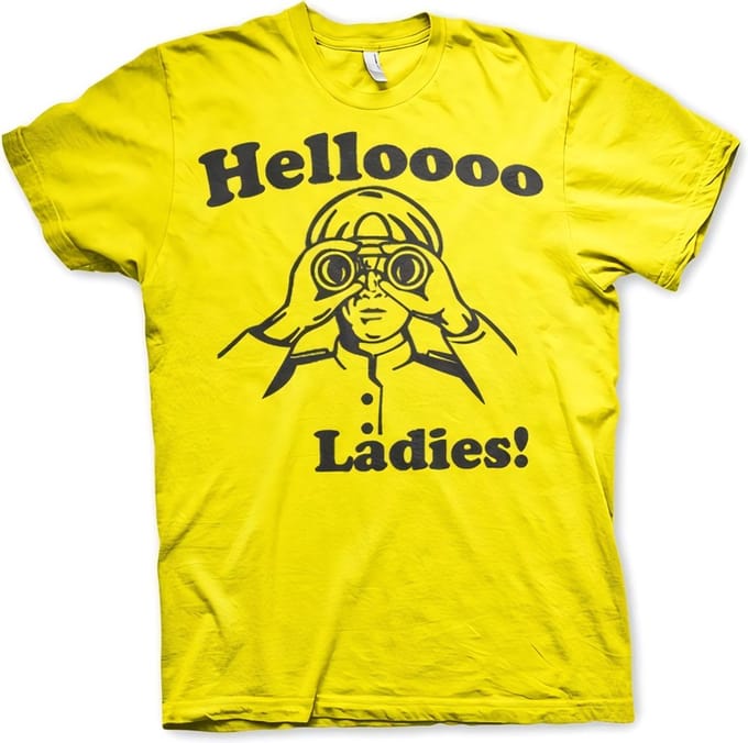 Hybris Hallo dames! T-shirt geel