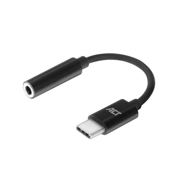 ACT USB C Aux Jack Audio Adapter | 3.5mm | DAC | Hi-Res Audio | AC7380