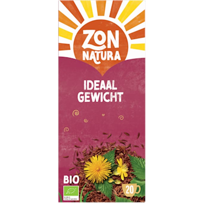 Zonnatura Thee Ideaal gewicht 20 zakjes