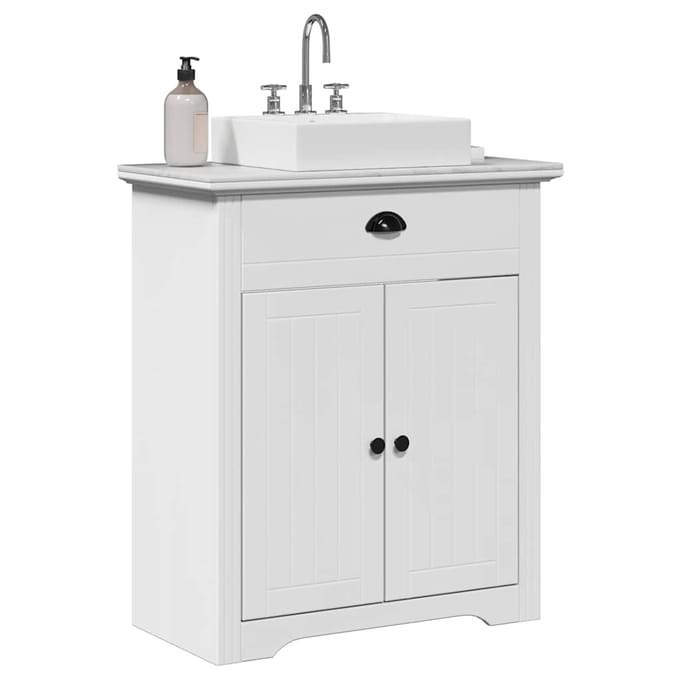 vidaXL - Wastafelkast - BODO - 70x35x80 - cm - wit