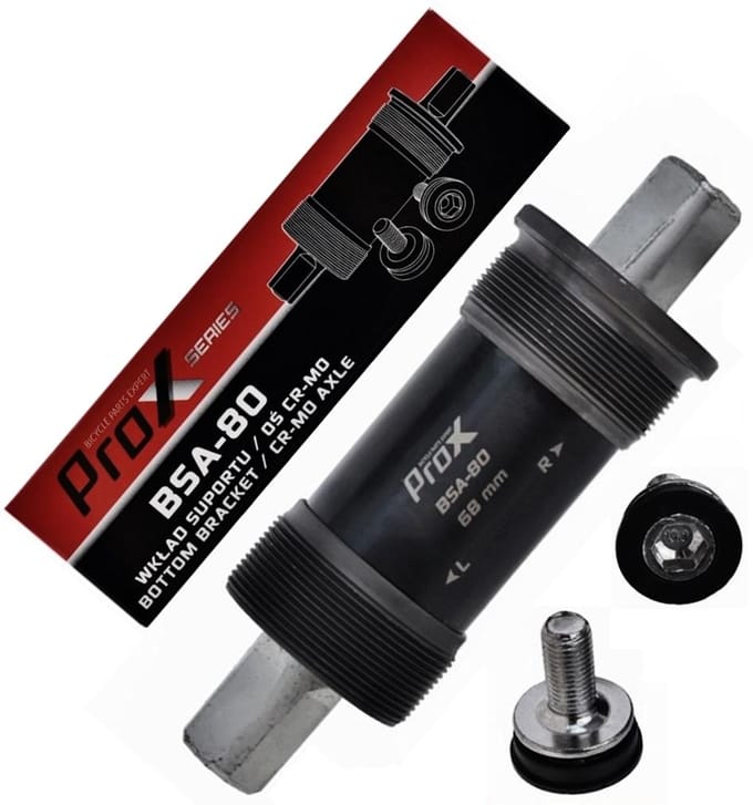 ProX - Trapas Insteek BSA - 68/124,5 mm - Kruikvormig - CR-MO Staal - 330g