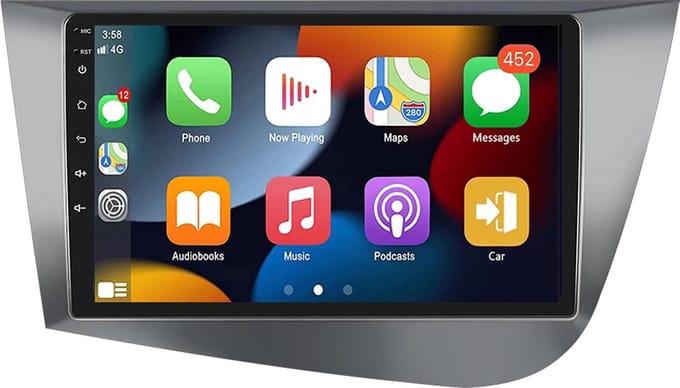 BG4U - Android Navigatie Radio geschikt voor Seat Leon MK2 2005-2014 met Apple Carplay en Android Auto