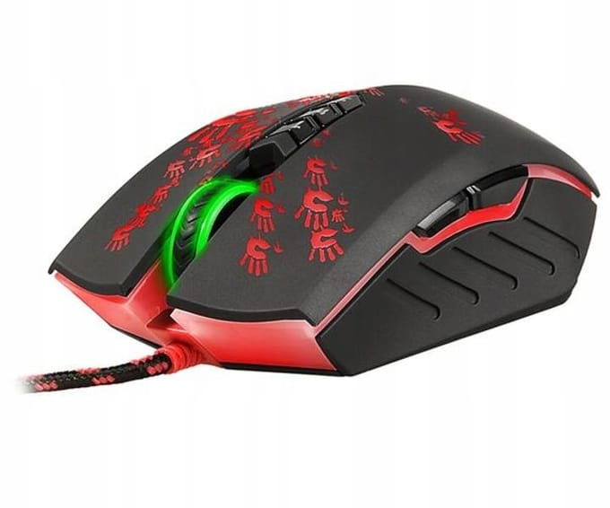 A4tech - Muis - Gamingmuis - 6200 DPI, RGB-achtergrondverlichting, BLOODY Blazing A60 (Geactiveerd)