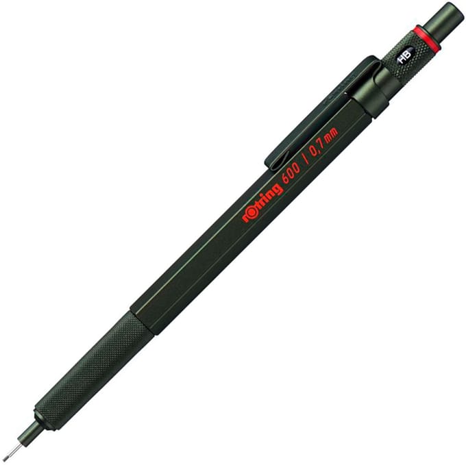 rOtring 600-vulpotlood - 0,7 mm - Groene behuizing