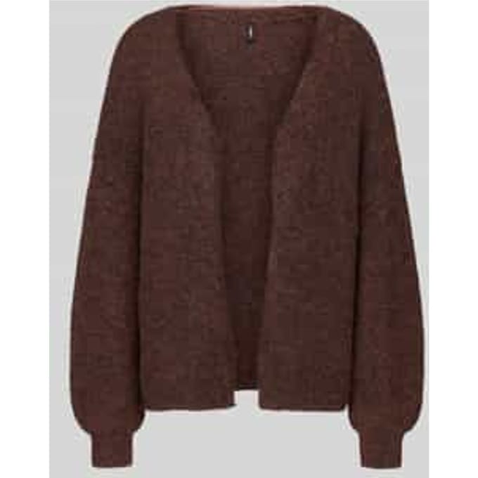 Regular fit gebreid jack met wol model 'NELLIE'