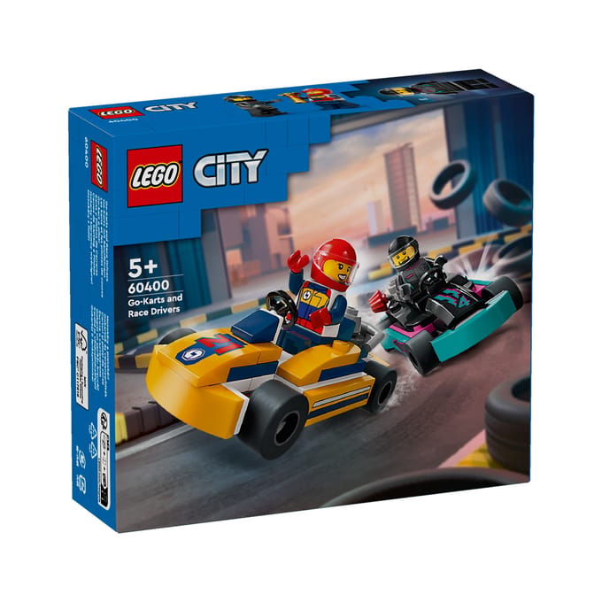 LEGO 60400 City Karts en racers Speelgoed Race Auto Set voor Kinderen vanaf 5 Jaar