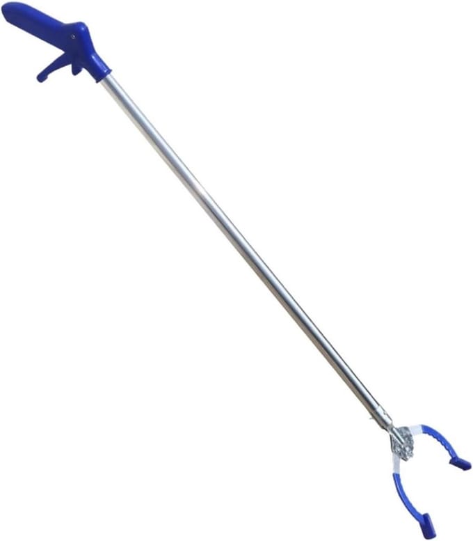 Afvalprikker - Grijpstok Hulpmiddel - Voorwerpen Pakken - Opvouwbaar Ontwerp - 88.5 cm - Blauw