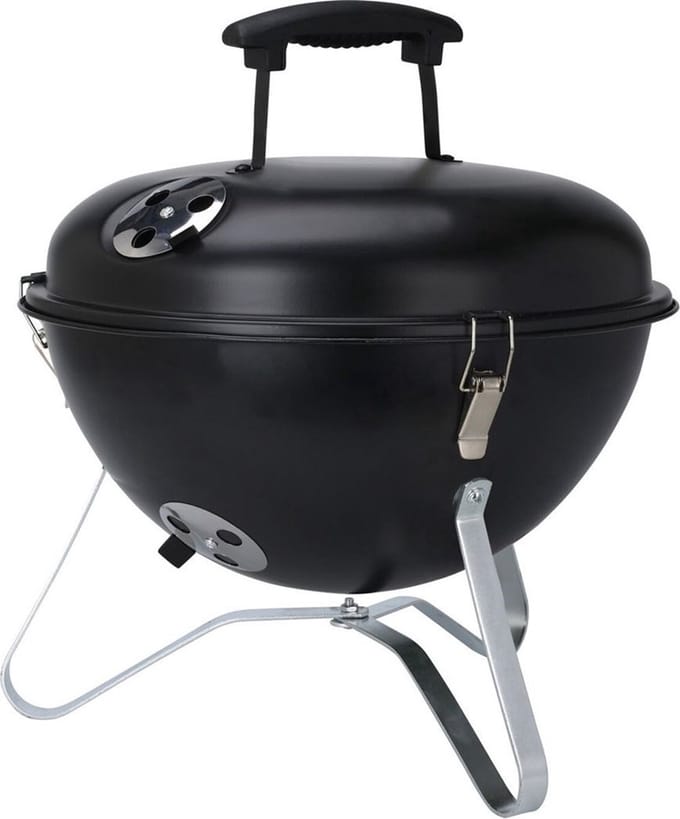 Compacte Draagbare Houtskool BBQ - Houtskoolbarbecue BBQ-Grill Kogel Barbecue - Balkon/Camping/Festival/Picknick Kolen BBQ - Zwart