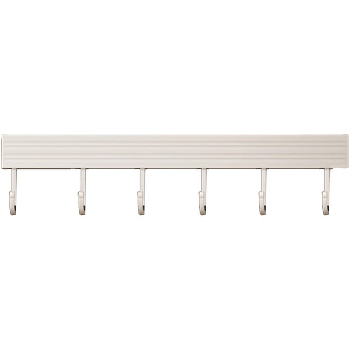 Wandmontage Keukenhakenrek Ruimte Aluminium Keukengerei Hanger Punch Free Lepel Schop white