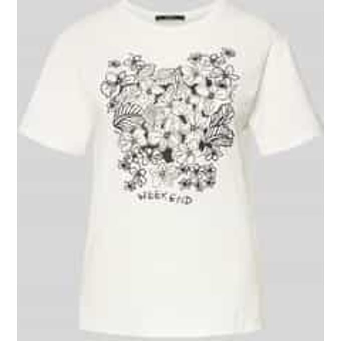relaxed fit T-shirt van puur katoen model 'BORA'