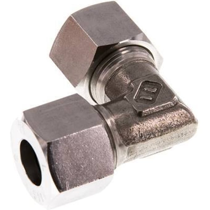 14S RVS Elbow 90deg Snijring 630 Bar DIN 2353 - FL2E-C-ST-14-S