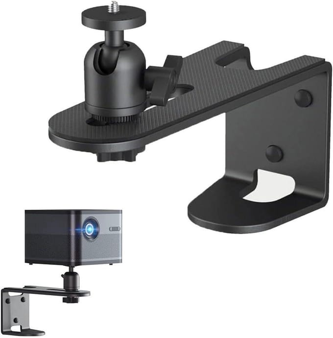 Projector Beugel - Projector Mount - Thuisbioscoop Inrichten - Verstelbare Dubbele As - Tot 80cm - Zwart