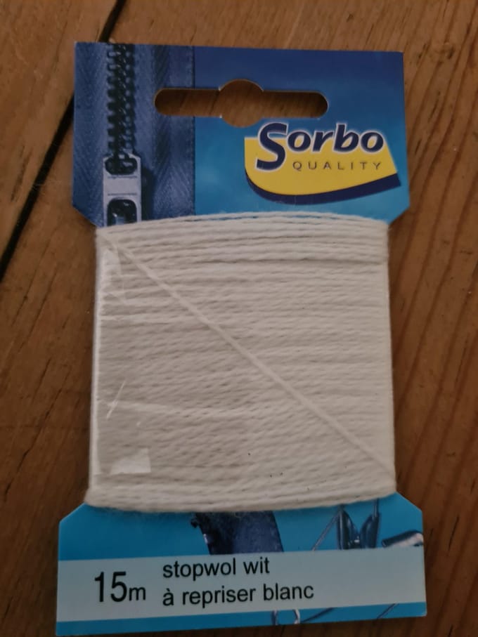 Sorbo 15m stopwol wit