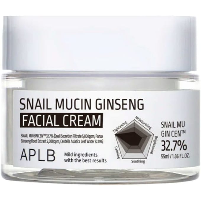 APLB Slakkenslijm Ginseng Gezichtscrème 55ml #55ml 1PCS white