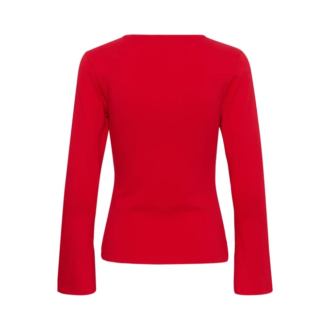 Flared Lange Mouwen T-shirt Dames KAFFE Jamilla