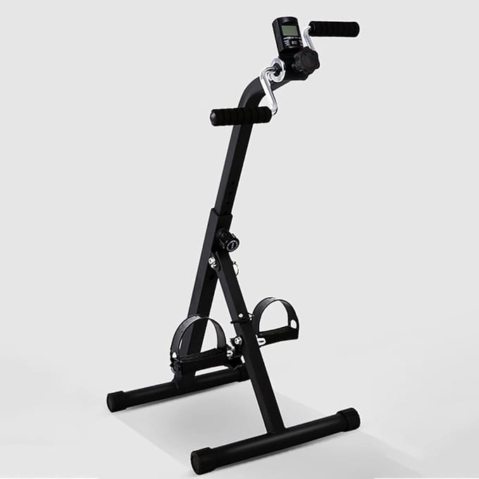 Hometrainer - Oefenfiets - Revalideren - Draagbaar - 94x41x40 cm - Zwart