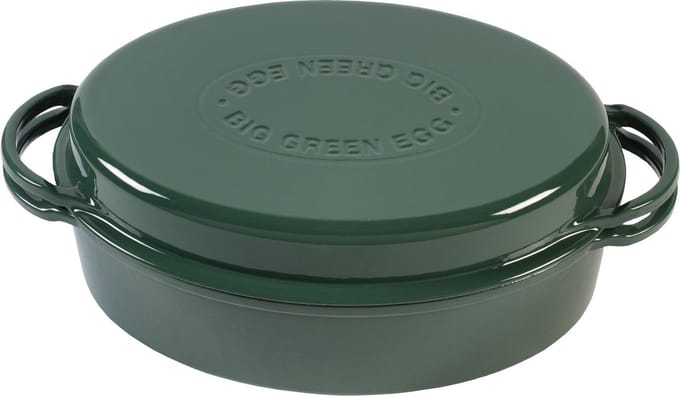 Big Green Egg - Dutch Oven - Ovaal -  Geëmailleerd - 5,2Liter