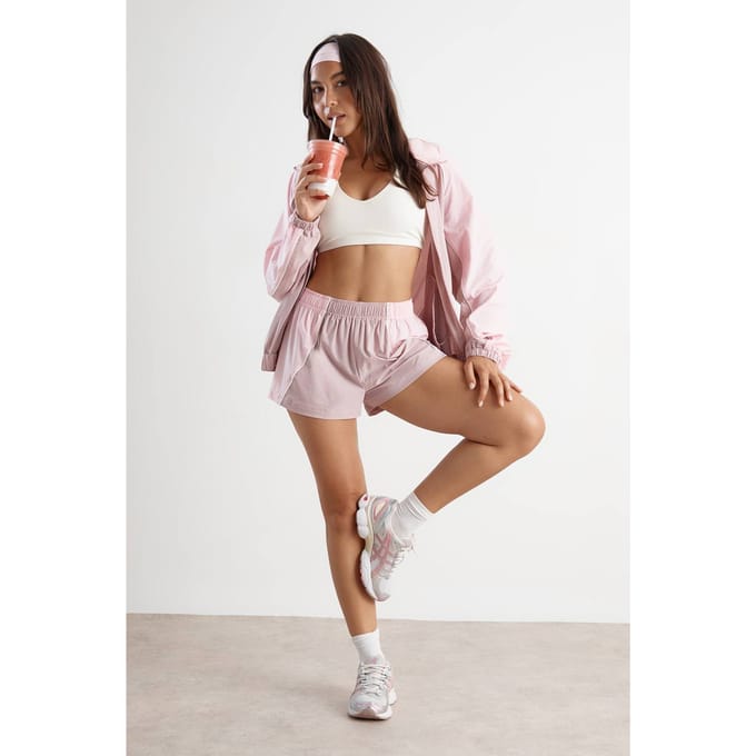 Dames Dsgn Studio Kleurblok Short | Baby Pink | Maat: XS
