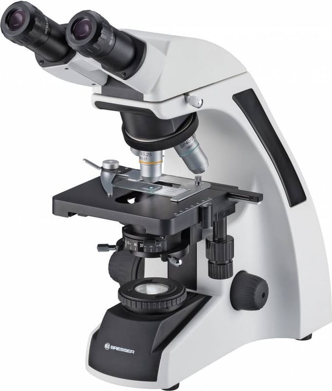 Bresser Microscoop - Science Tfm-201 Bino - 40x-1000x Vergroting - Wit/zwart