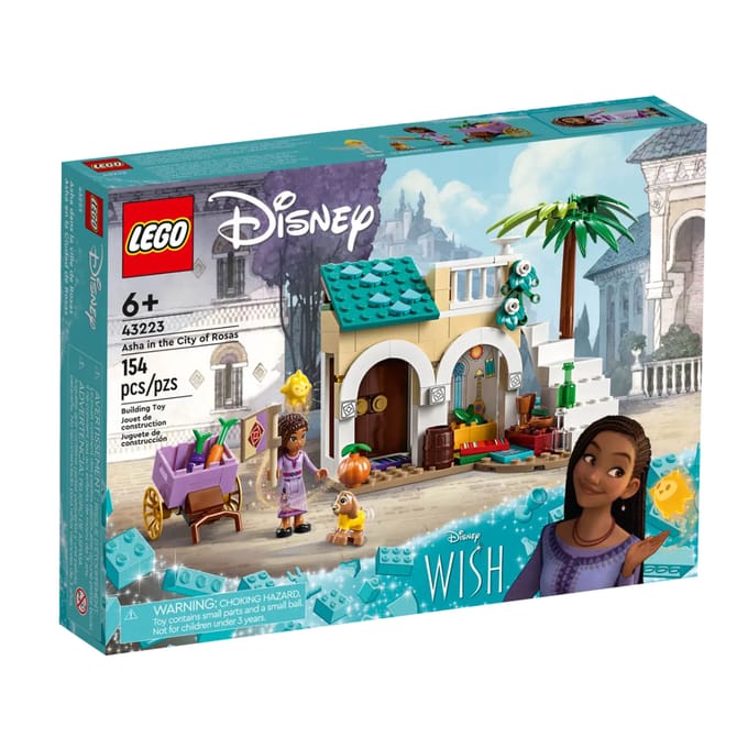 LEGO Disney Wish Asha in de stad Rosas Poppetjes Wish Set - 43223
