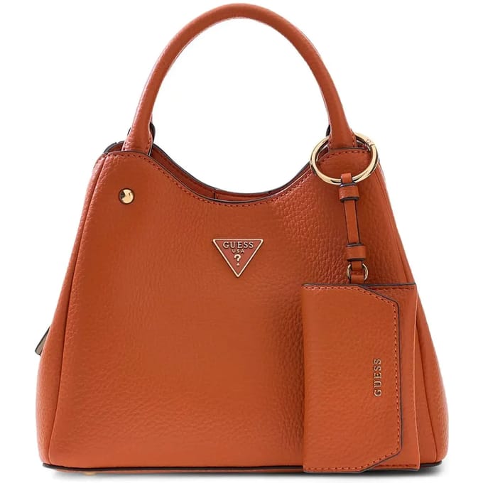 GUESS schoudertas handtas Lorella Girlfriend Tote Bag Ginger oranje
