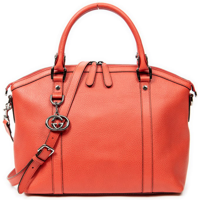 Medium GG Charm Dome Satchel   schoudertas