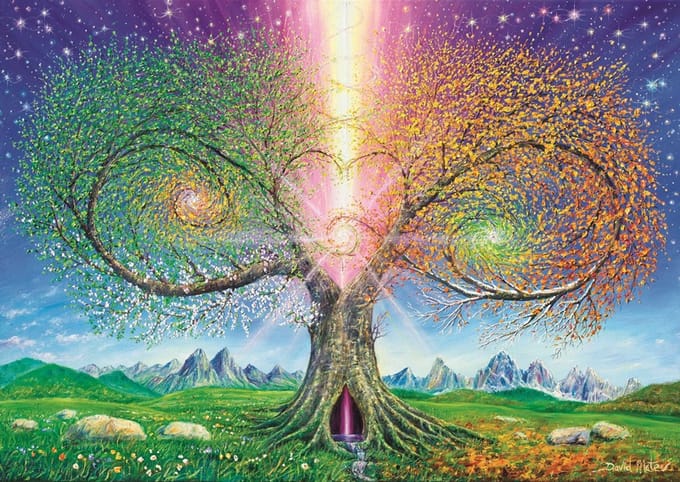 Magnolia puzzel Tree of Infinite Love - 1000 stukjes legpuzzel.
