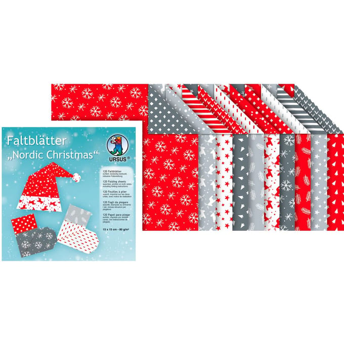 Vouwpapier "Nordic Christmas"