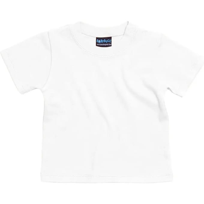 Babybugz Baby T BZ02 - White - 0-3 Maanden
