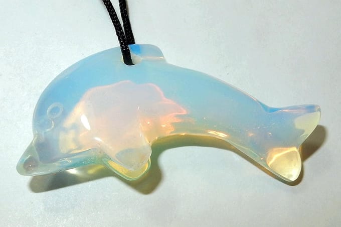 dolfijnhanger opaline