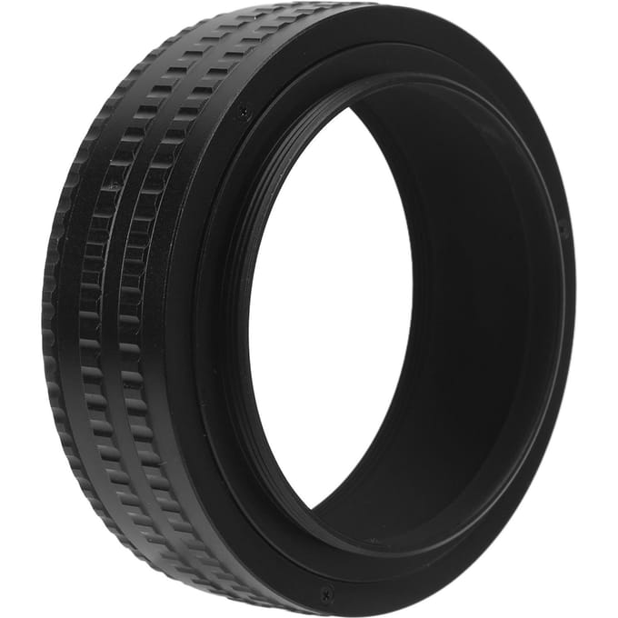 Adaptateur hélicoïdal macro pour objectif M65 vers M65 de 25 à 55 mm, traitement mat, mise au point en alliage d'aluminium black