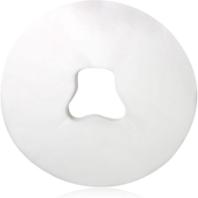 Schoonheidssalon Gezichtskussen Bedtafel Gezichtsgatafdekking Spa Massage Wegwerp-ademhalingslaken Wit wit