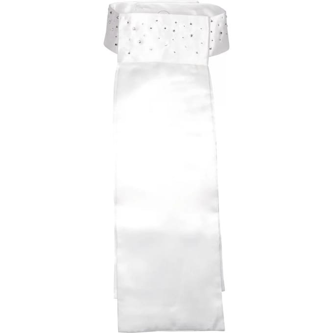 Harry's Horse Plastron Crystal Wit - One size
