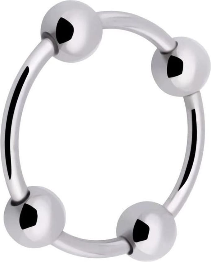 Banoch - Glansring 4/balls  - eikelring ∅ 33 mm - cockring