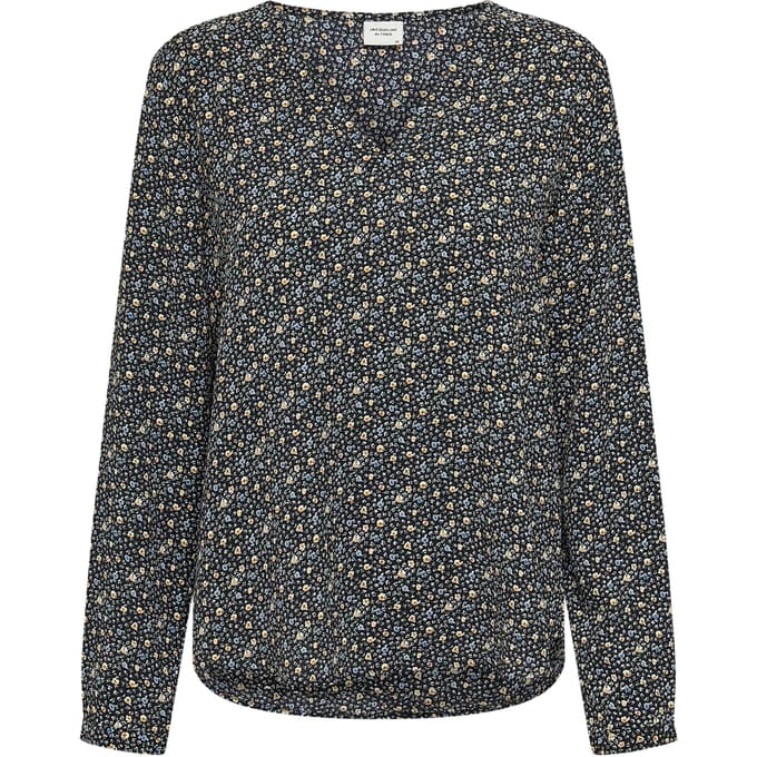 Damesblouse met lange mouwen en v-hals JDY Piper