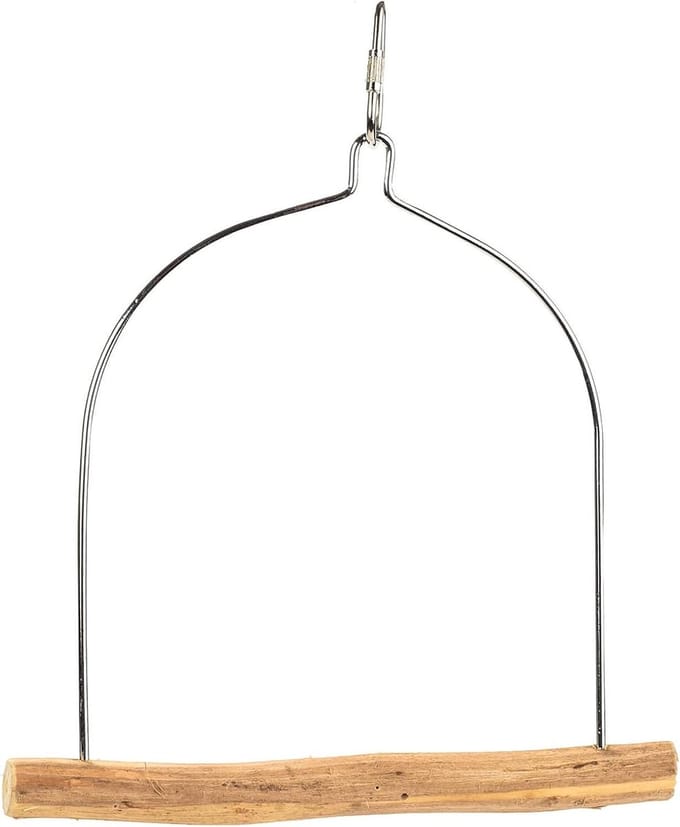 Natuurlijke Swing Parakeet, Budgie & Papegaai Baars - Klein