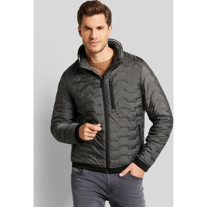 Bugatti Herren Blouson met moderne opstaande kraag