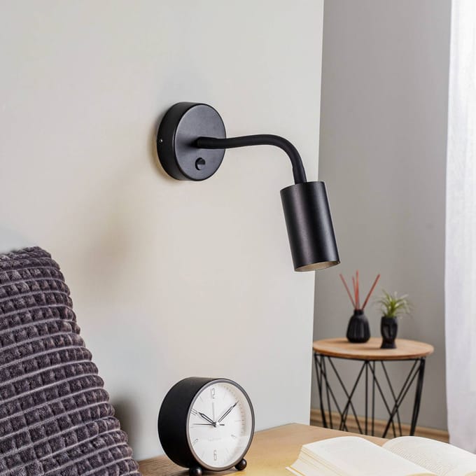 Nowodvorski Lighting Wandlamp Eye Flex S, zwart