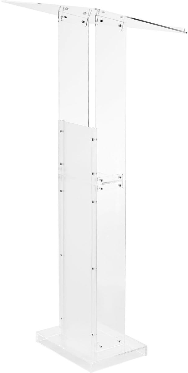 Podiumstandaard Lessenaar Acryl met Opbergruimte 1265mm Laptoptafel