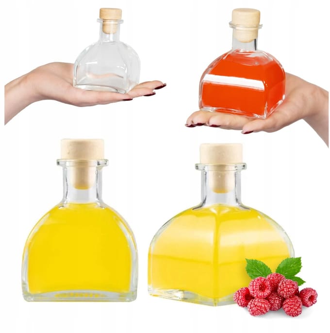 Bimberek ELSA - Decoratieve Fles - 170 ml - Glas - Met Kurk
