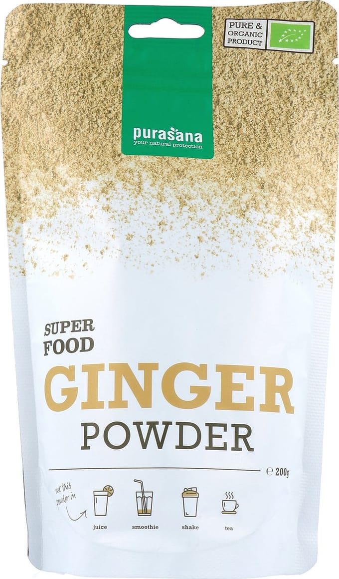 Purasana Gember poeder/poudre gingembre vegan bio (200g)
