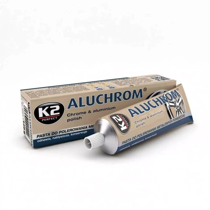 K2- Chroom & Aluminum Polish/Poets - Vernieuwt, Glanst, Beschermt