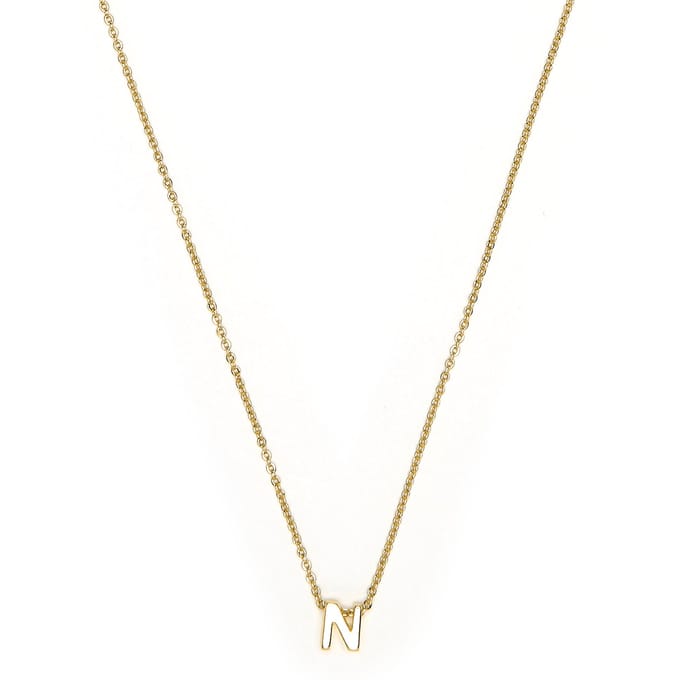 Luxenter Ketting met 18-karaats geelgouden afwerking - Alphabet