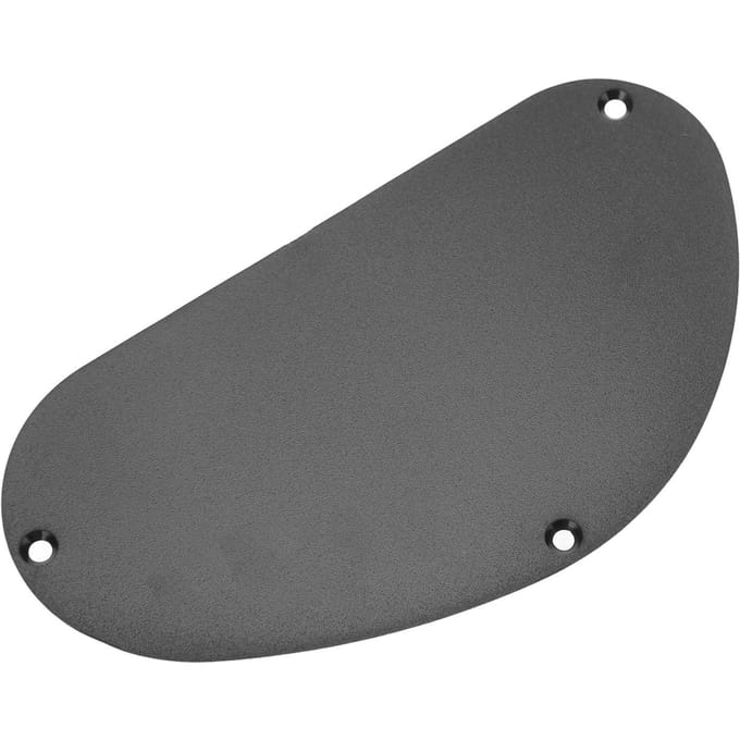 Cache arrière de guitare électrique Plaque de cavité en plastique Accessoire d'instrument Noir pour remplacement gray