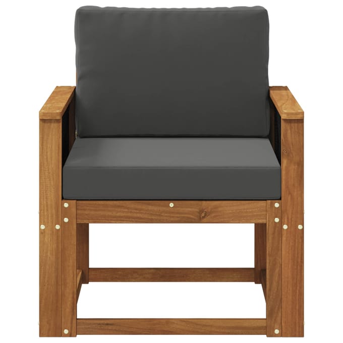 vidaXL - Buiten - Midden - Sofa - Massief - Acacia - Hout - Naturel