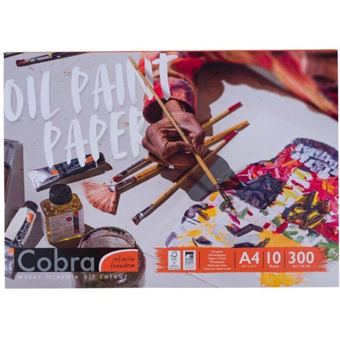 Papierblok - A4 - Olieverf - 300g - 100 vellen - Cobra