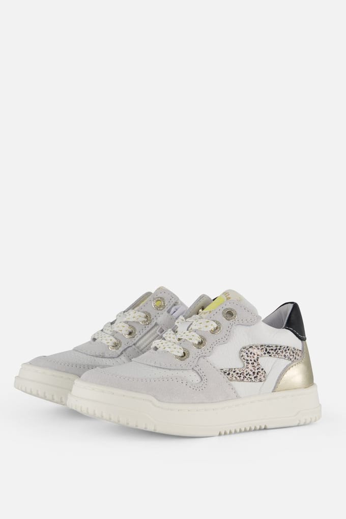Develab Sneakers wit Leer - Dames - Maat 27