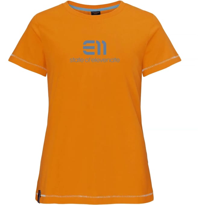 Elevenate Riders T-shirt Met Korte Mouwen Oranje M Vrouw