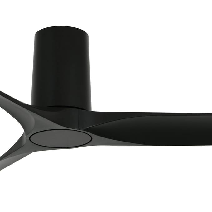Beacon Lighting Beacon plafondventilator Londo zwart DC-motor 132 cm stil