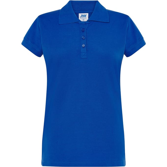 JHK Dames/Dames Effen Plus Poloshirt (Koningsblauw)